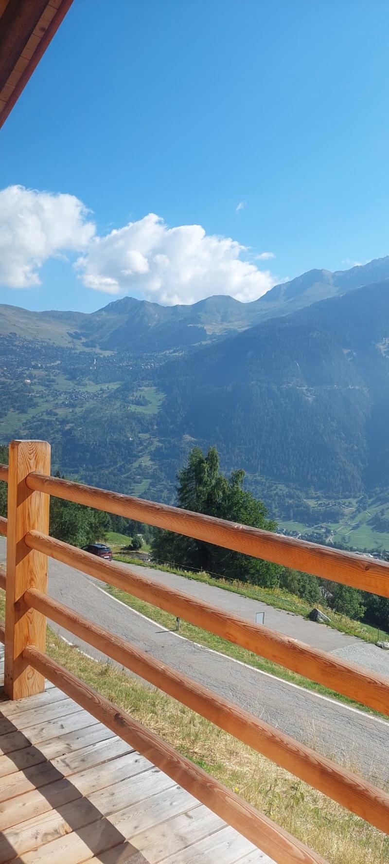 A louer à la saison petit chalet neuf meublé en dessus de Bruson (4)