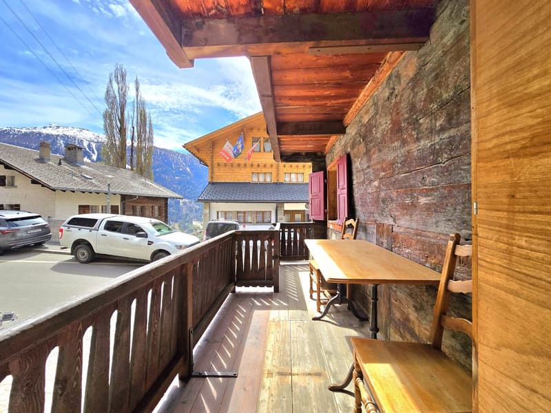 Réservé: Charmant appartement de 2,5 pièces entièrement rénové à St-Martin (Val d'Hérens) (2)