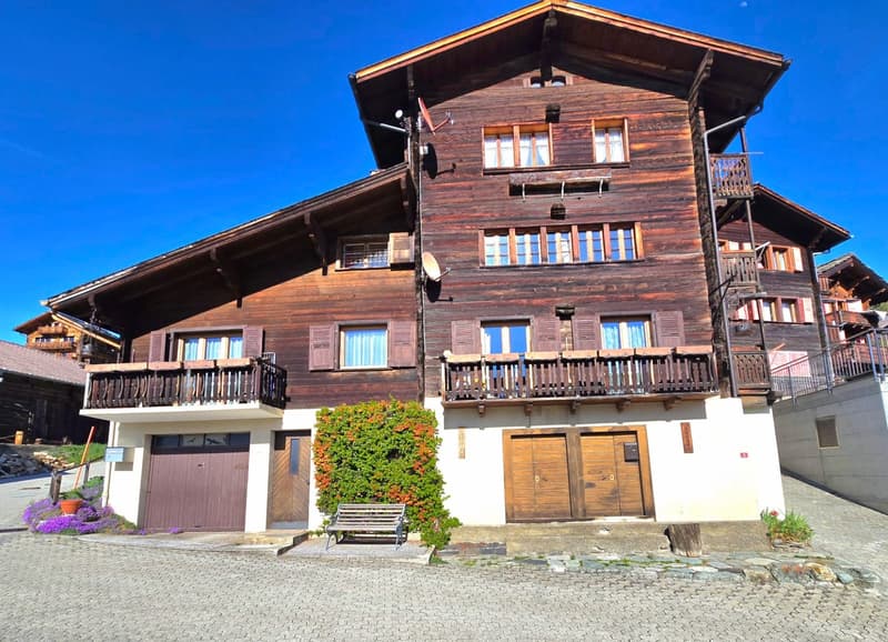 Charmant appartement cosy de 4 pièces avec cheminée à Suen (Saint-Martin), Val d'Hérens (5)