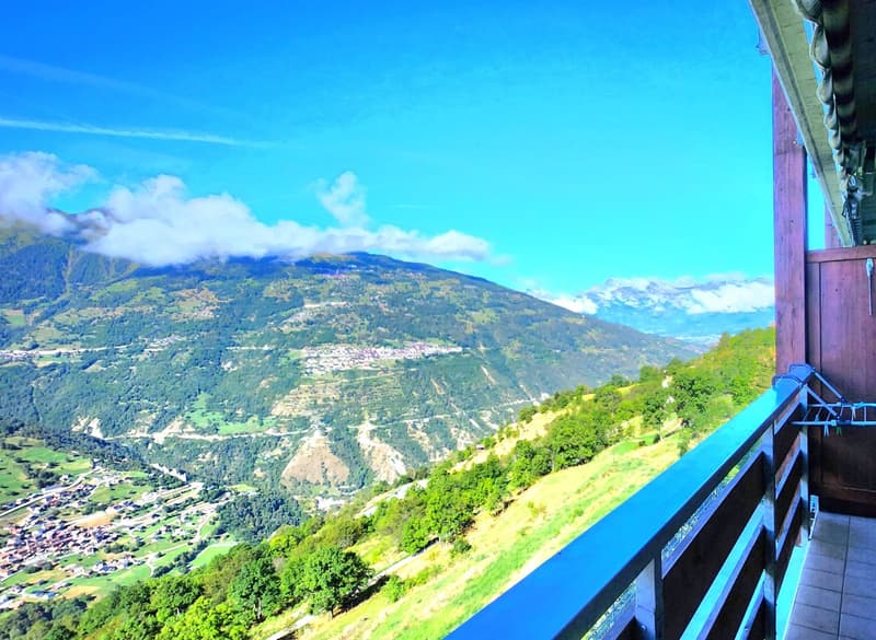 Charmant appartement 2.5 p avec magnifique vue à St-Martin (Val d’Hérens) (9)