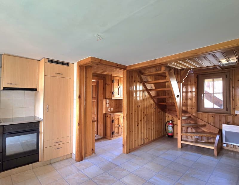 Charmant appartement avec terrasse, vue panoramique et garage à St-Martin, Val d'Hérens (6)