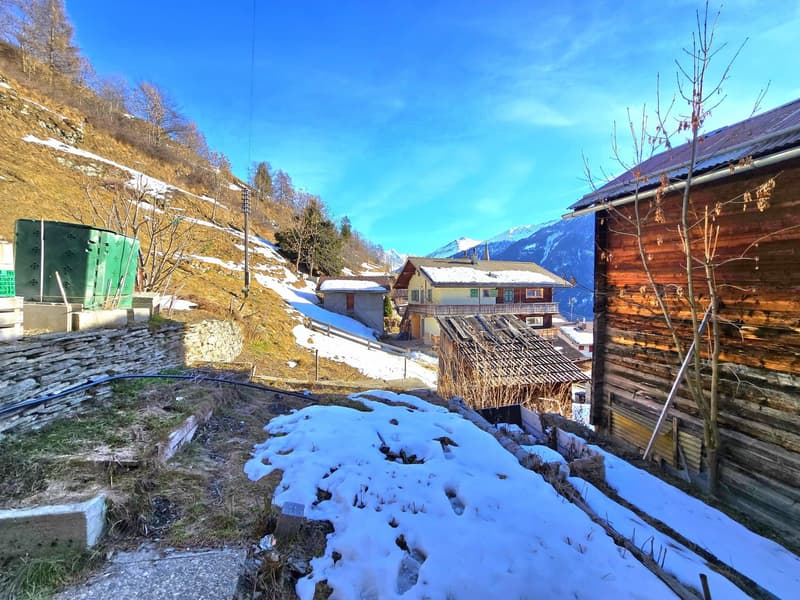 Maison villageoise authentique de 2 appartements à rénover à St-Martin (Val d’Hérens) (20)