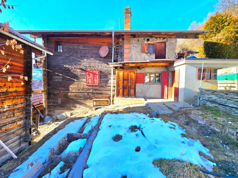 Maison villageoise authentique de 2 appartements à rénover à St-Martin (Val d’Hérens) (23)