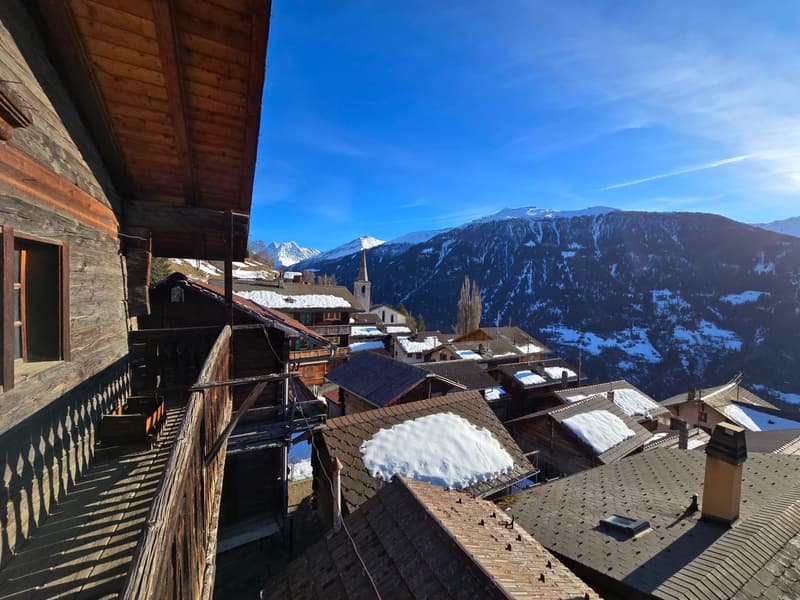 Maison villageoise authentique de 2 appartements à rénover à St-Martin (Val d’Hérens) (9)