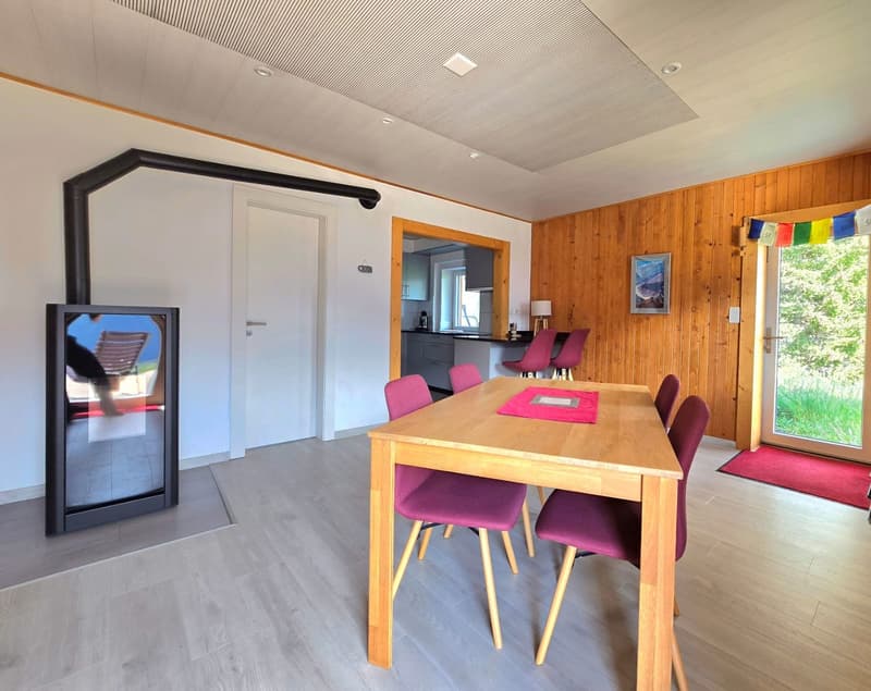 Appartement rénové avec terrasse, vue imprenable et plein soleil à Eison (St-Martin) Val d’Hérens (9)