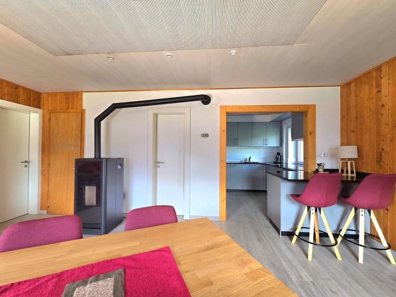 Appartement rénové avec terrasse, vue imprenable et plein soleil à Eison (St-Martin) Val d’Hérens (10)