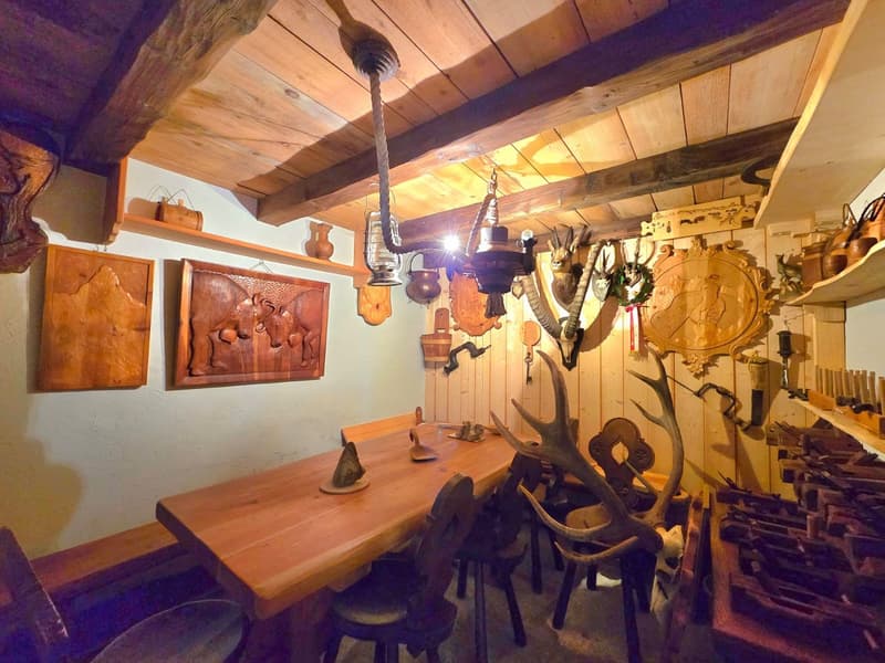 Magnifique chalet familial de 2 appartements. Annexes, extérieur, soleil et vue, Val d’Hérens (46)