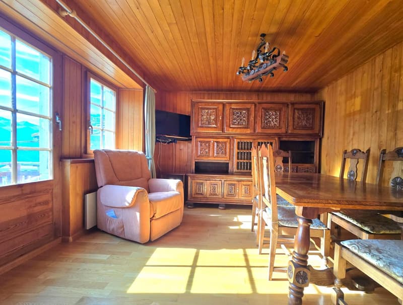 Charmant appartement à Eison (Val d’Hérens) avec vue, grand jardin et garage (4)