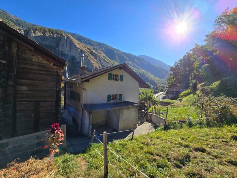 Appartement duplex à rénover avec terrasse et annexes à La Luette au coeur du Val d’Hérens (16)