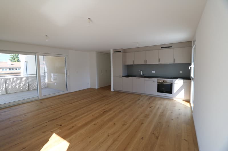 Appartement neuf de 3.5 pièces avec balcon et vue sur les montagnes à Saxon (4)