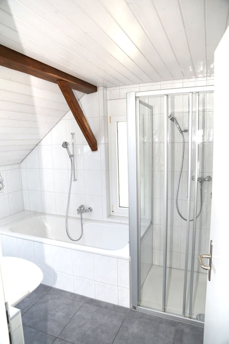 Grosse, charmante Dachwohnung mit Balkon und Aussicht (7)