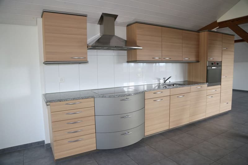 Grosse, charmante Dachwohnung mit Balkon und Aussicht (3)