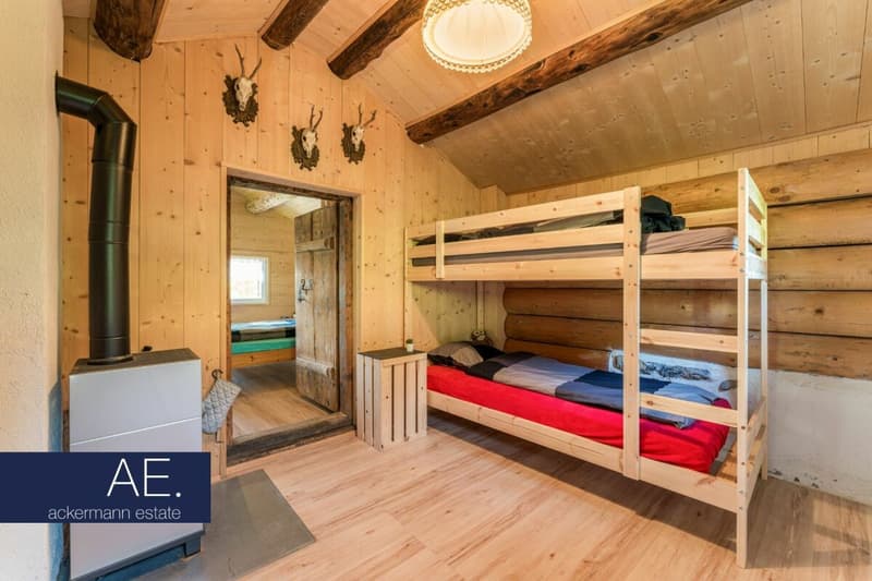Maiensäss inmitten weiter Bergwiesen (10)