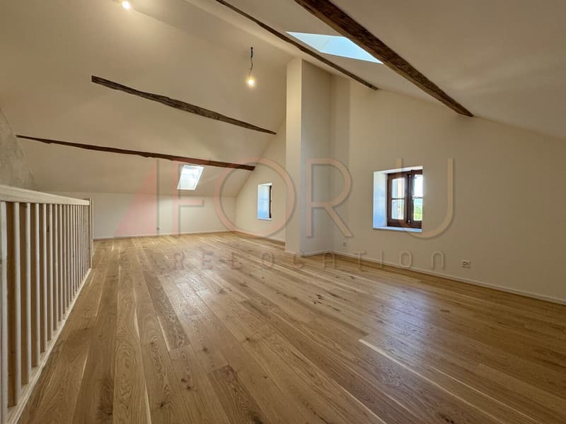 Ancienne ferme transformée en triplex de 5 pièces à Avusy (3)