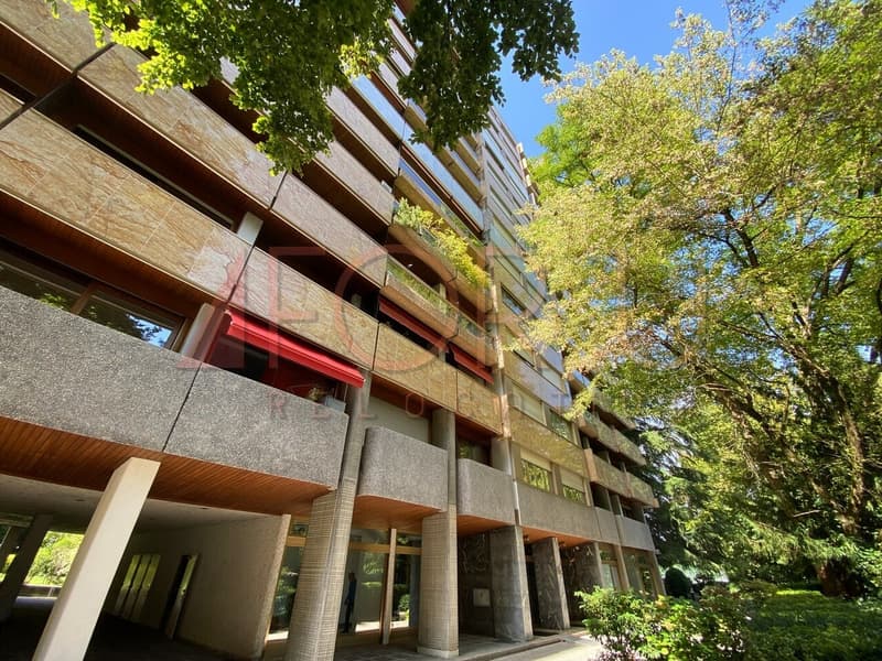 Studio confortable au calme avec balcon et piscine à Cologny (9)