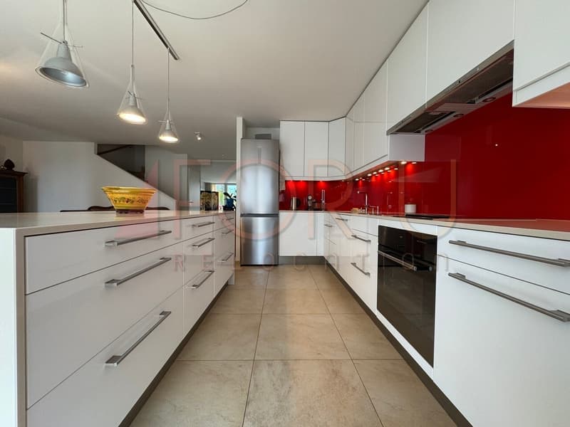 Unique, beau et grand triplex 6.5 pièces en attique à Plan-les-Ouates (5)