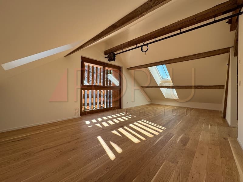 Ancienne ferme transformée en triplex de 6.5 pièces à Avusy (6)