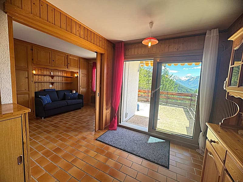 Exclusivité : Charmant 2.5 pièces, grande terrasse plein sud, vue splendide (3)
