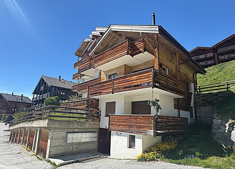 Exclusivité : Charmant 2.5 pièces, grande terrasse plein sud, vue splendide (1)