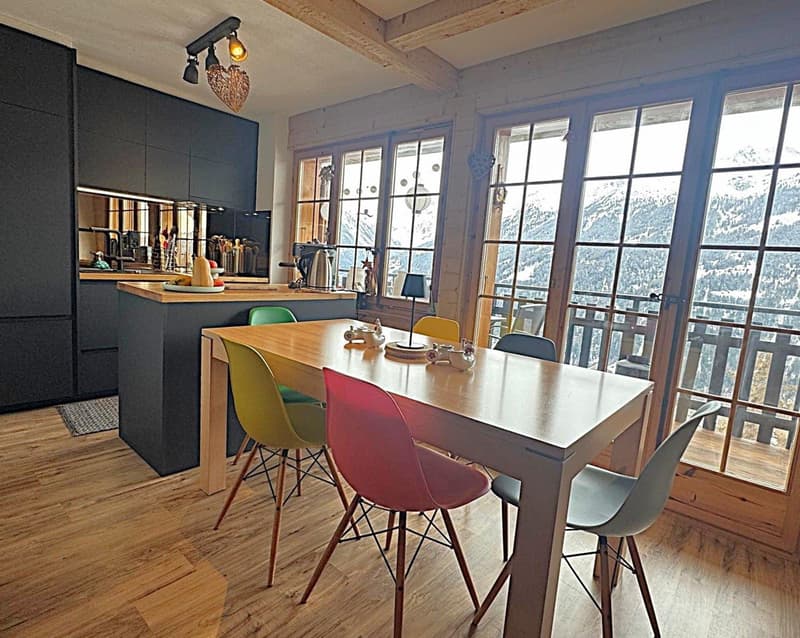 Lumineux 2.5 pièces de 60m2, entièrement rénové. 3ème étage, vue imprenable ! (3)