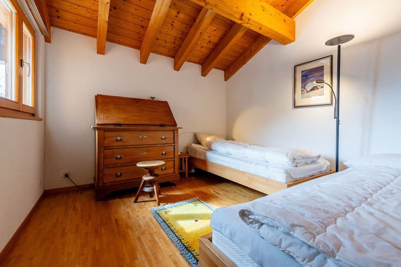 Chalet Le Nid à St-Luc – appartement duplex 3 chambres 135m2 à 200m des pistes (9)