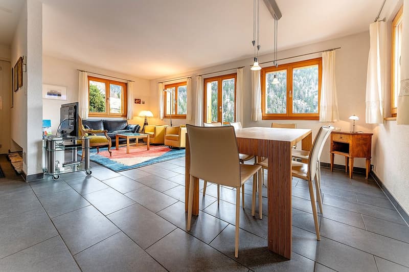 Chalet Le Nid à St-Luc – appartement duplex 3 chambres 135m2 à 200m des pistes (4)