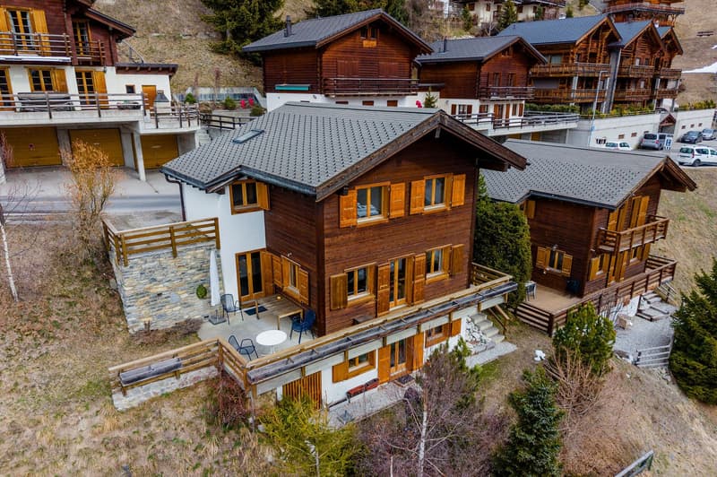 Chalet Le Nid à St-Luc – appartement duplex 3 chambres 135m2 à 200m des pistes (12)