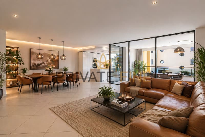 Rendering vom Wohnberreich / Rendu de l'espace de vie / Rendering of the living area / Rendering della zona giorno