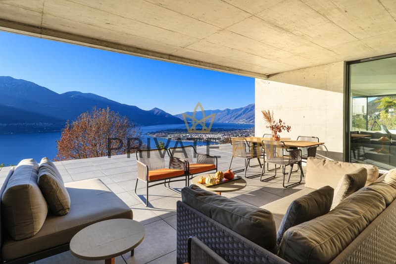 Prestige Appartment mit grosser Terrasse über dem Lago Maggiore (16) (2)