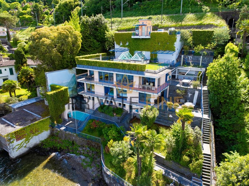Villa direkt am Seeufer des Lago Maggiore, mit Zweitwohnsitz (38) (2)