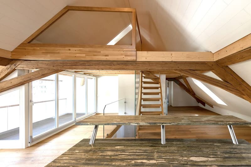 Grande appartamento moderno mansardato con accesso diretto dall'ascensore (3)