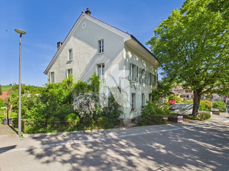 Stilvolles Haus mit Ökonomiegebäude, Atelier, Garten und Carport (1)
