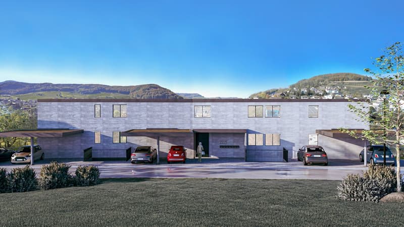 Baubewilligt und kurz vor Realisierung: Moderne Dachwohnung mit Lift, grossem Balkon und Carport (5)