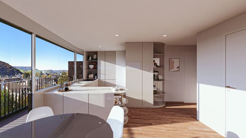 Komfortables Wohnen mit Weitsicht, Lift und grosszügigem Balkon (2)