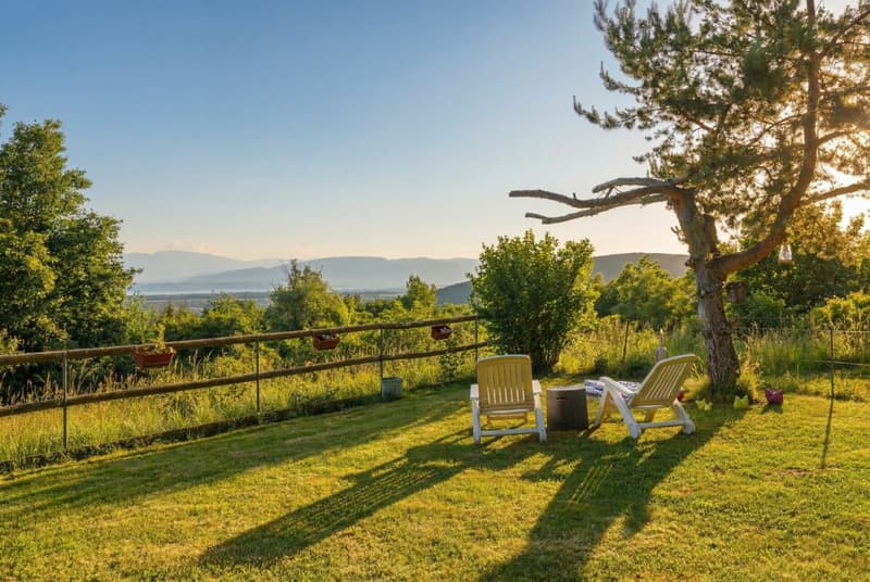 Chalet avec vue panoramique sur le Léman et les Alpes (13)