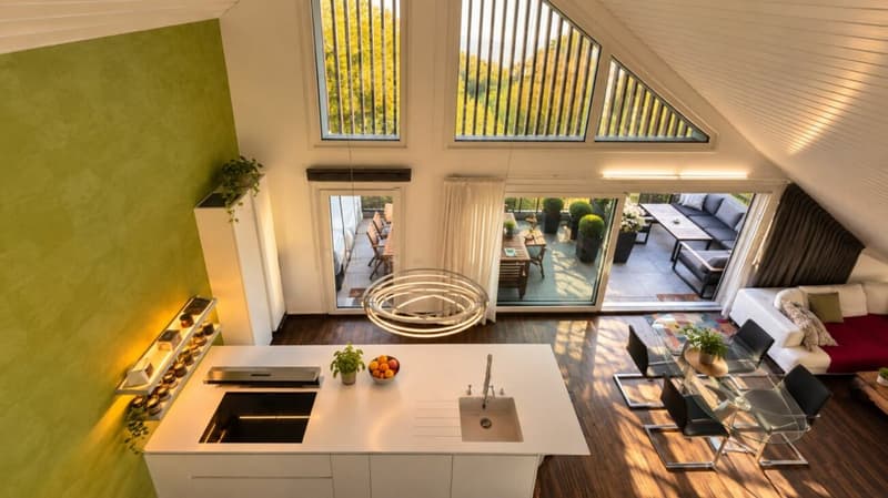 Superbe duplex en attique au coeur de Mies (4)