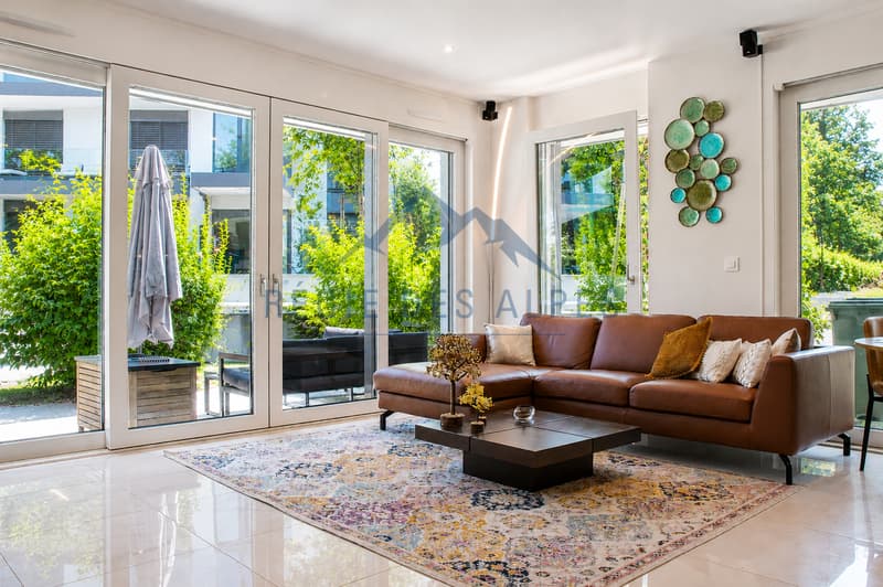 Magnifique appartement 4 pièces meublé en rez-de-jardin ? Résidence de standing (1)