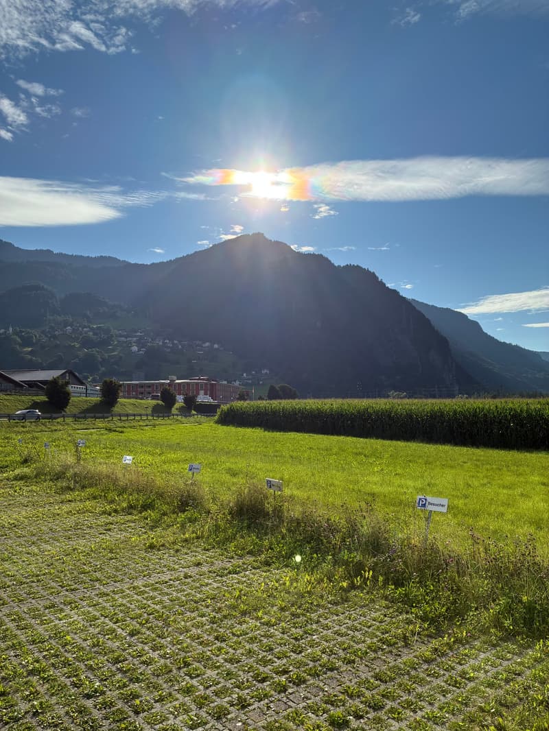 Aussicht vom Parkplatz