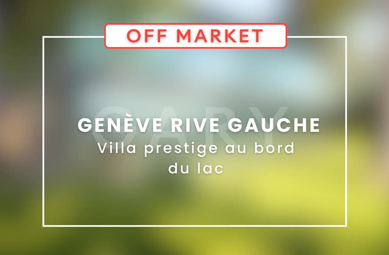 Propriété de rêve face au lac Léman