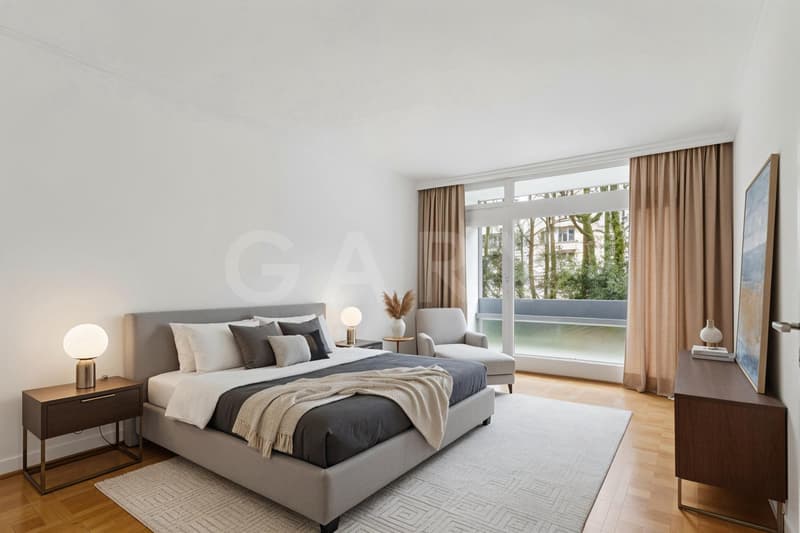 Appartement traversant avec balcons, entièrement rénové & piscines sur le toit (9)
