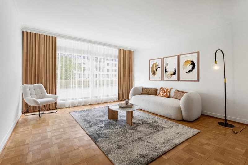 Appartement traversant avec balcons, entièrement rénové & piscines sur le toit (5)