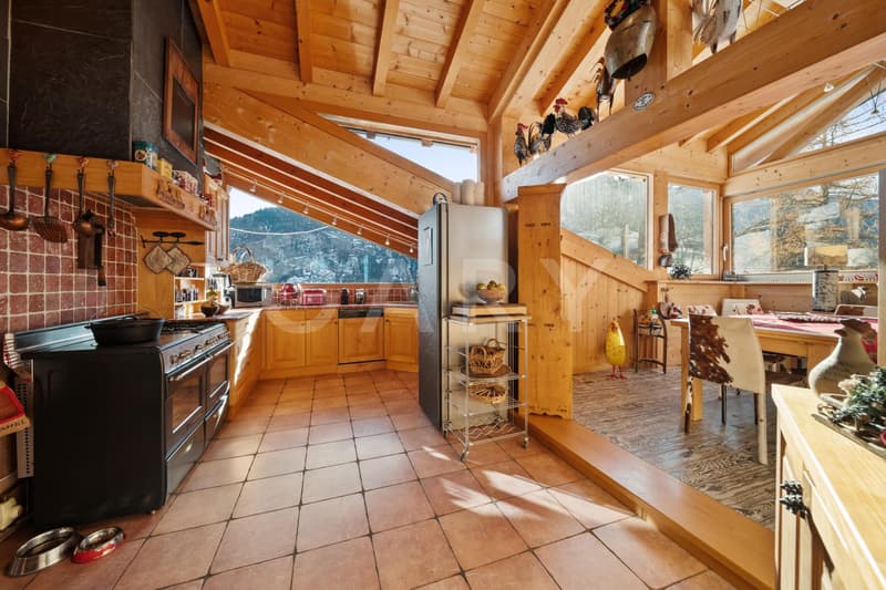 Propriété alpine d'exception aux pied des remontées mécaniques (7)