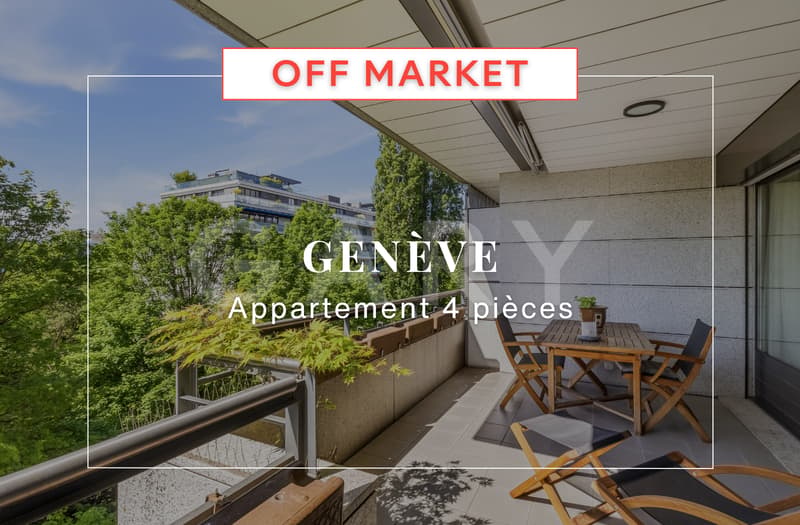 Appartement 4 pièces traversant à Malagnou-Florissant (1)