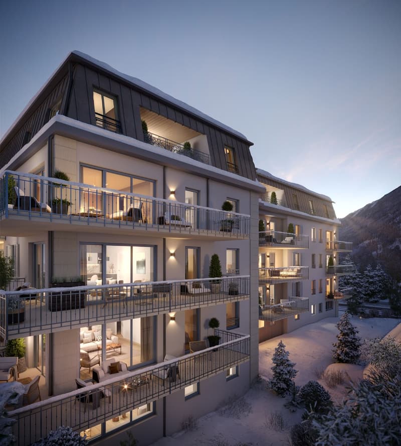 Magnifique Appartement T4 avec Vue Imprenable sur le Mont-Blanc à Chamonix (1)