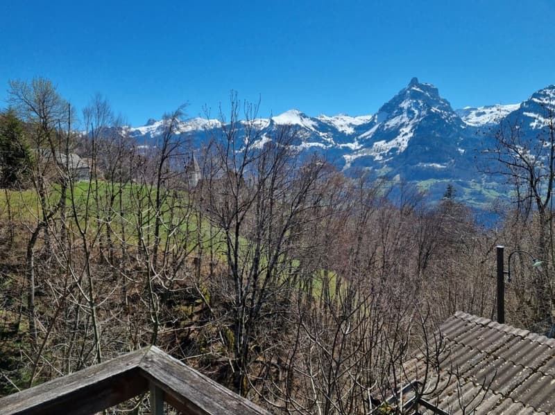 Aussicht Balkon Erdgeschoss