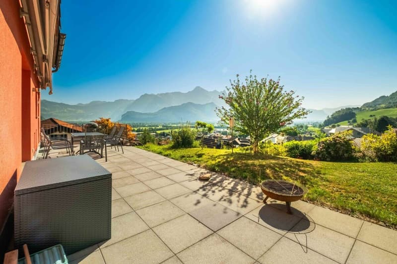 Sitzplatz mit atemberaubender Aussicht
