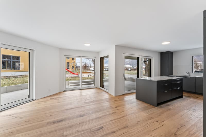 möbiliertes WG Zimmer in 5.5-Z-Gartenwohnung - Neubau (5)