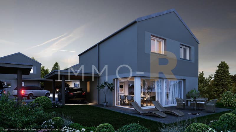 Villa 4,5 pièces en construction avec jardin
