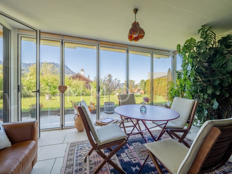 Spacieux appartement -  terrasse, jardin  vue dégagée sur le Moléson (5)