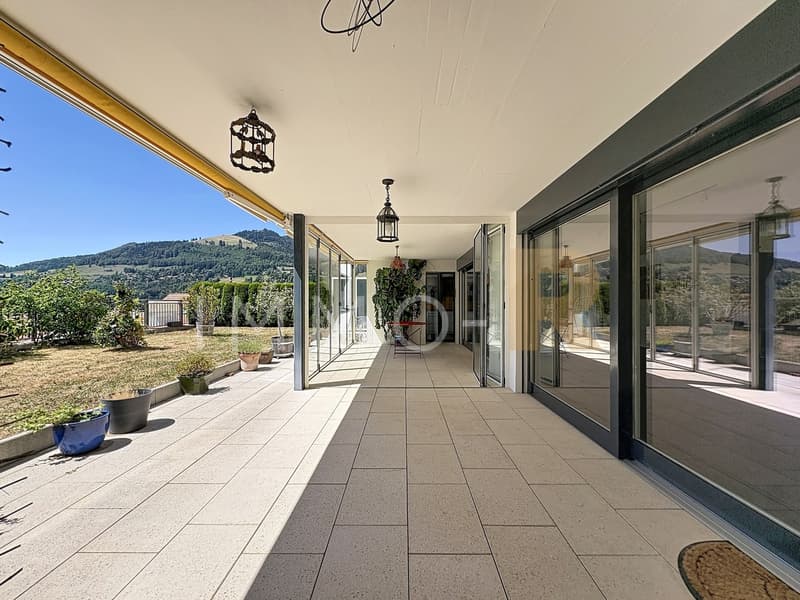 Spacieux appartement - terrasse, jardin vue dégagée sur le Moléson (12)